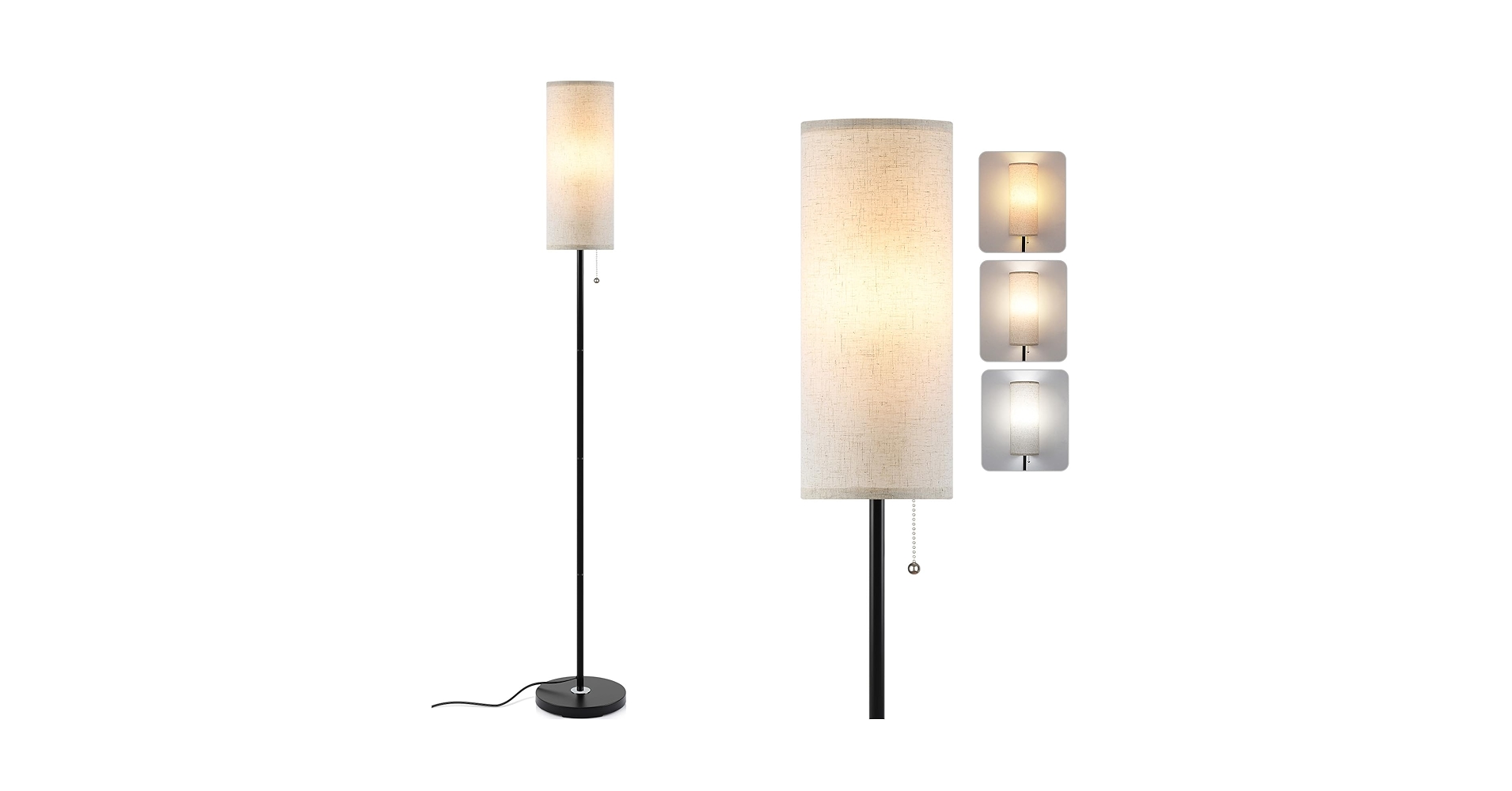 RoomPlannerd's tweet card. Coucrek Floor Lamp for Living Room, 3 Color Temperature Modern Standing Lamps, Minimalist Pole Lamp...