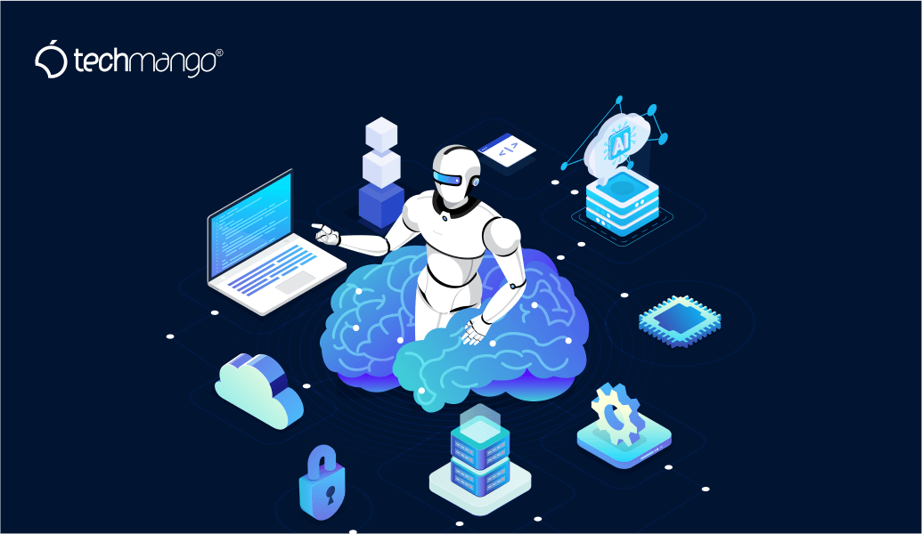 TechmangoS's tweet card. Overcome challenges, seize opportunities! Explore smart tactics to harness the full potential of Generative AI for business innovation and growth.