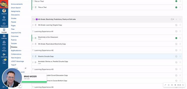 bmos's tweet card. Multi Tool to help rename Canvas module content