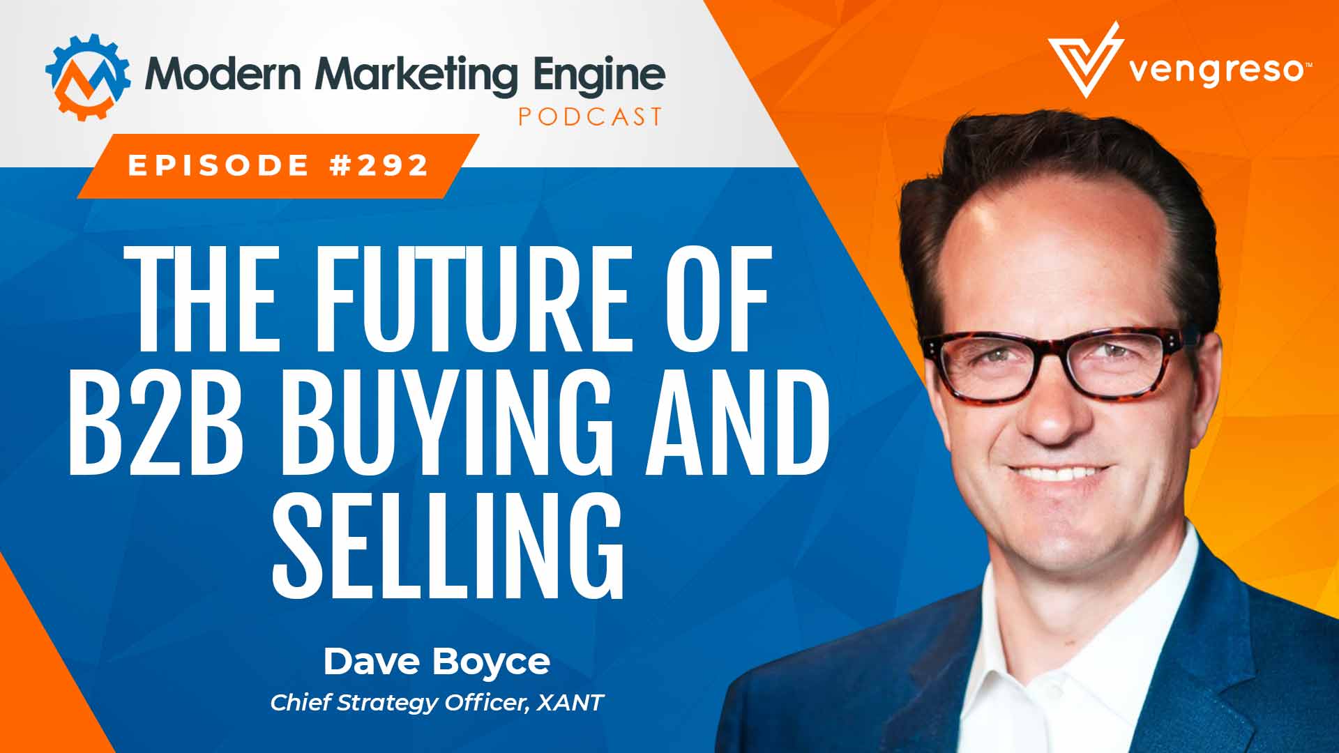 M_3jr's tweet card. What is the future of buying and selling? How do marketing and sales approach digital native decision-makers? That is the topic of this episode of the Modern Marketing Engine with Dave Boyce.