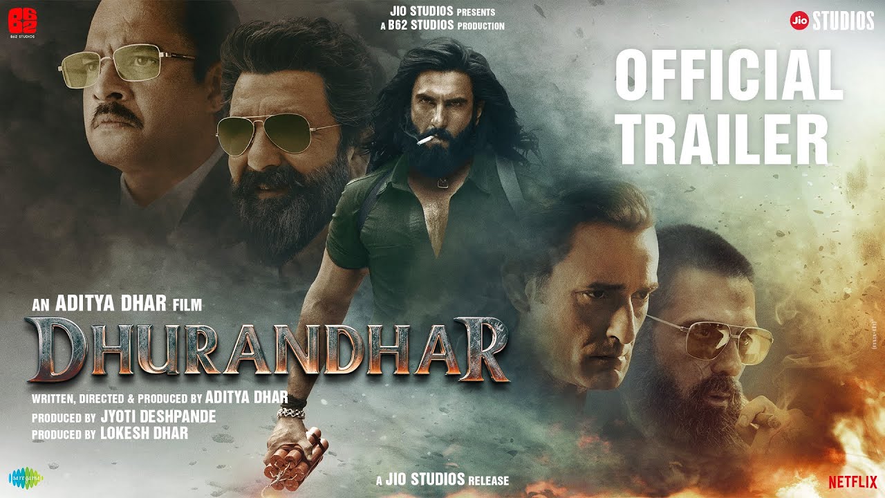 AdityaDharFilms's tweet card. Dhurandhar Official Trailer | Ranveer Singh | Aditya Dhar | In...