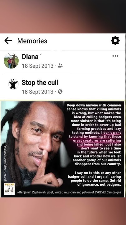 minxed159's tweet card. No badger cull