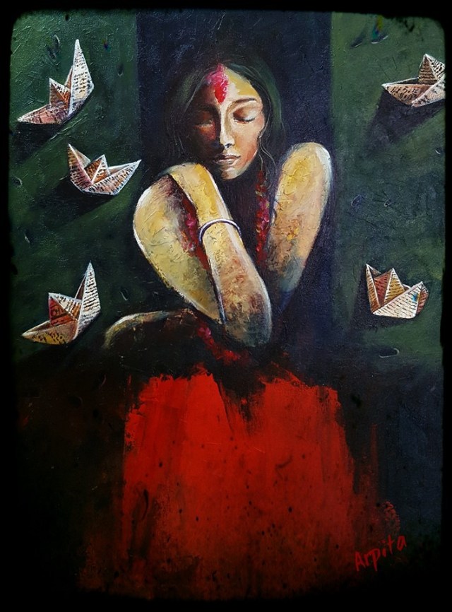 JayaRjs's tweet card. खुली थी आँख पर थकन उतर आई थी.. किन ख़्यालों में चलती दूर चली आई थी.. हवा की नमी कुछ छूकर यूँ चली गई.. कि सोते से मन को जगाकर चली आई थी । उन राहों पर कितनी बार चलती आई थी.. कितने पलों को जी याद बना …