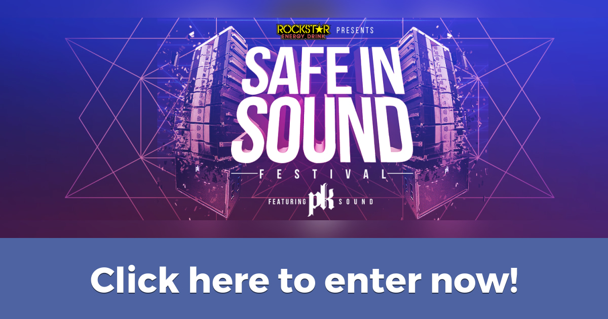 DjDigression's tweet card. Contest from Safe In Sound Festival