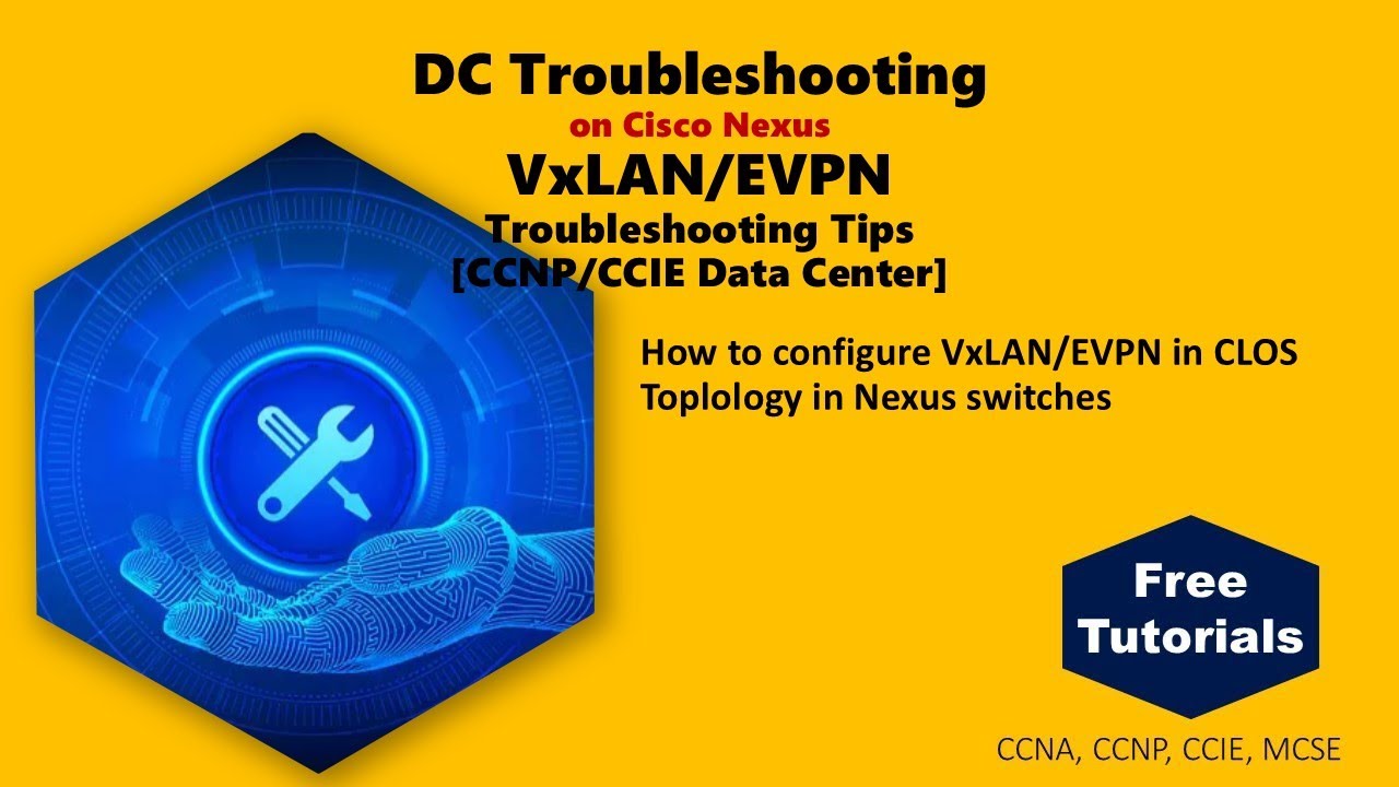 pegasustutorial's tweet card. Data Center Troubleshooting Troubleshooting VXLAN EVPN