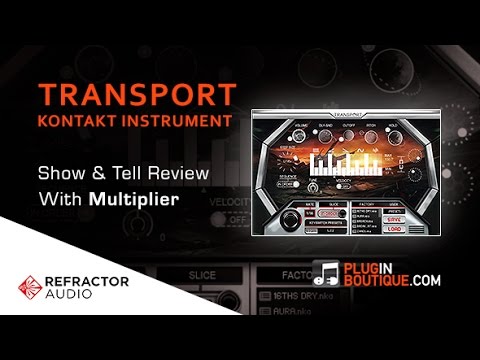 PluginBoutique's tweet card. Transport By Refractor Audio Plugin - Show & Reveal - With Producer...