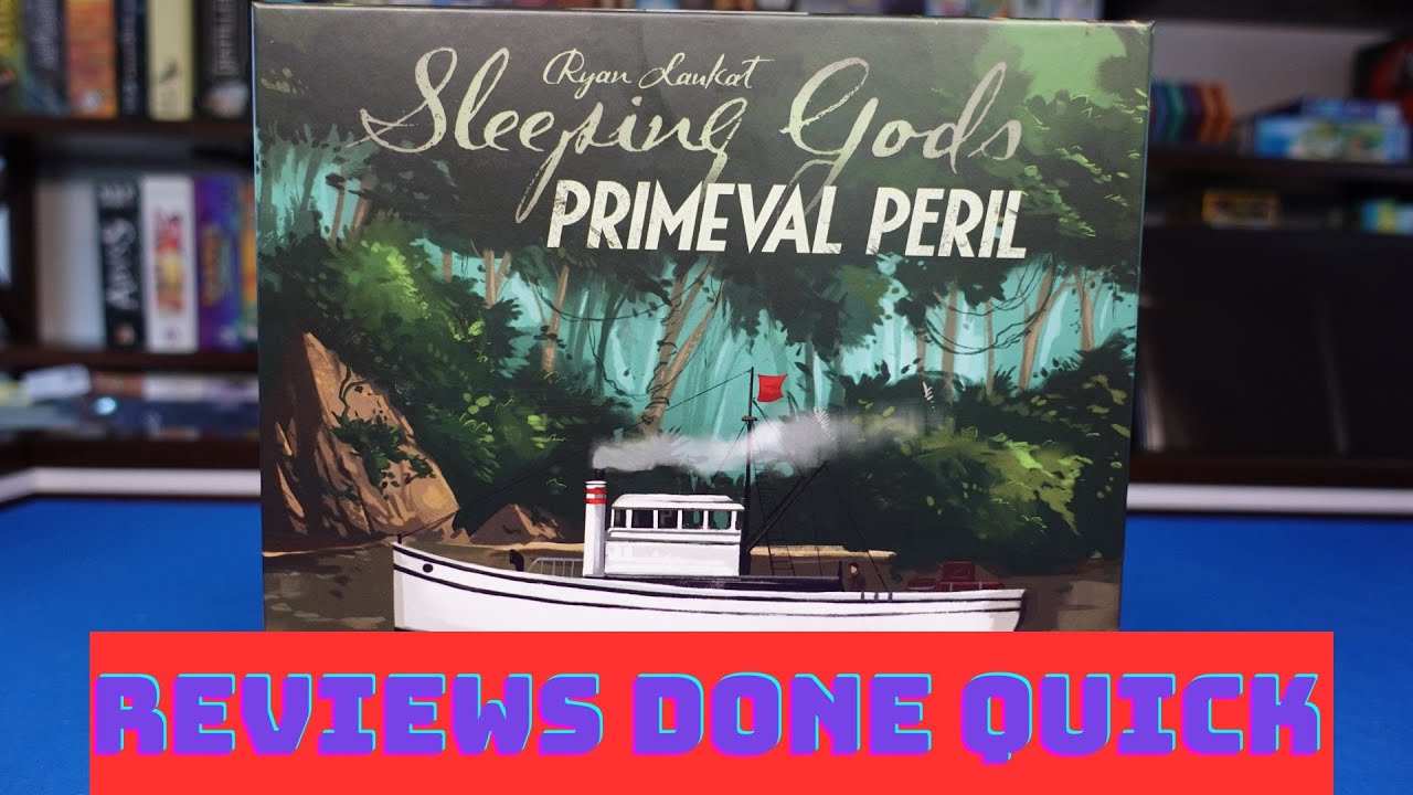 RedRavenGame's tweet card. Reviews Done Quick: Sleeping Gods Primeval Peril!