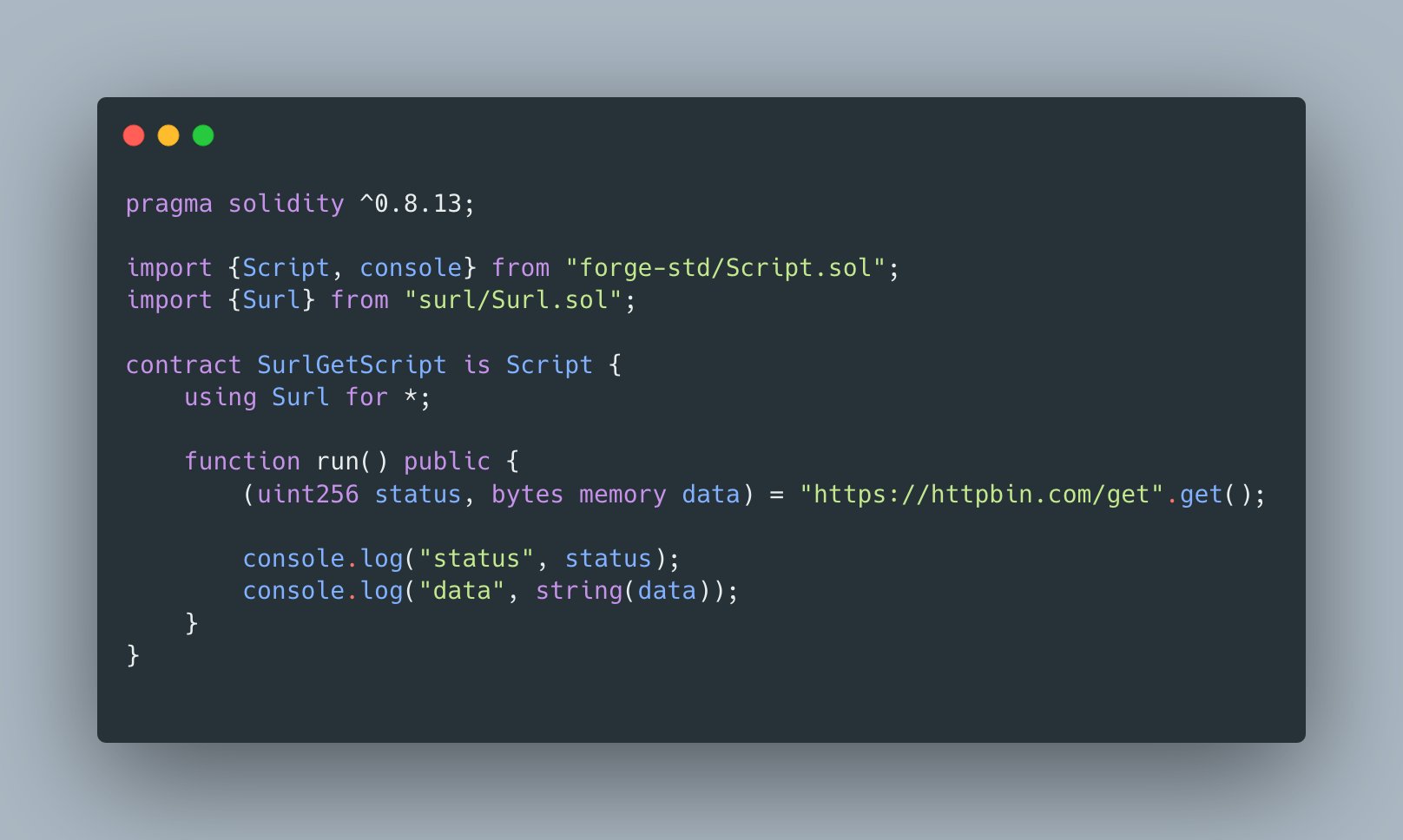 devanoneth's tweet card. HTTP Library for Solidity based on curl. Contribute to memester-xyz/surl development by creating an account on GitHub.