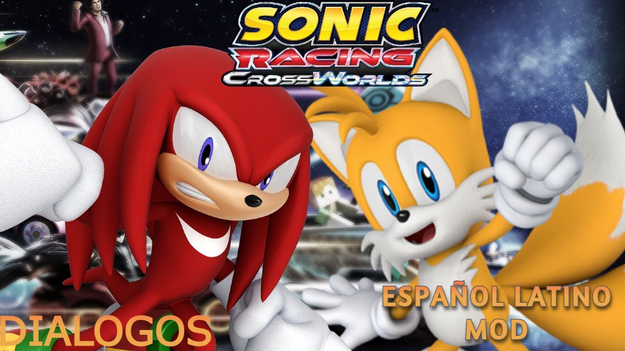 kev_vampire's tweet card. Sonic Racing: CrossWorlds Mini Gameplay - Knuckles Vs Tails Dialogos...