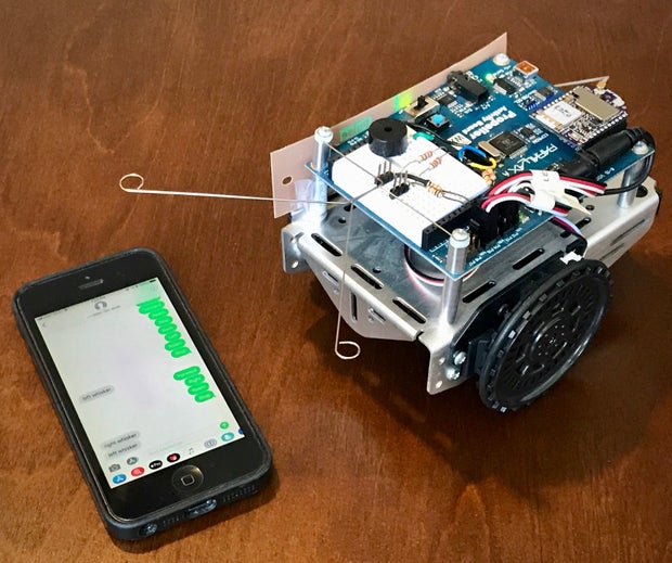 faludi's tweet card. Digi XBee3 Cellular SMS ActivityBot: The Digi XBee3™ Cellular SMS ActivityBot is an educational robot that can be controlled with text messages from any cell phone, anywhere in the world. The...