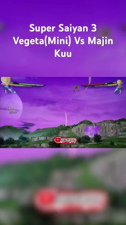 _YoitsJayy's tweet card. Super Saiyan 3 Vegeta(Mini) Vs Majin Kuu(Sparking Zero) #shorts...