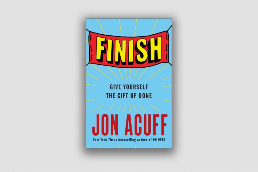Entrepreneur's tweet card. Before you set your 2018 goals and decide on your New Year's resolutions, check out "Finish," by Jon Acuff. Check out these other books, too.