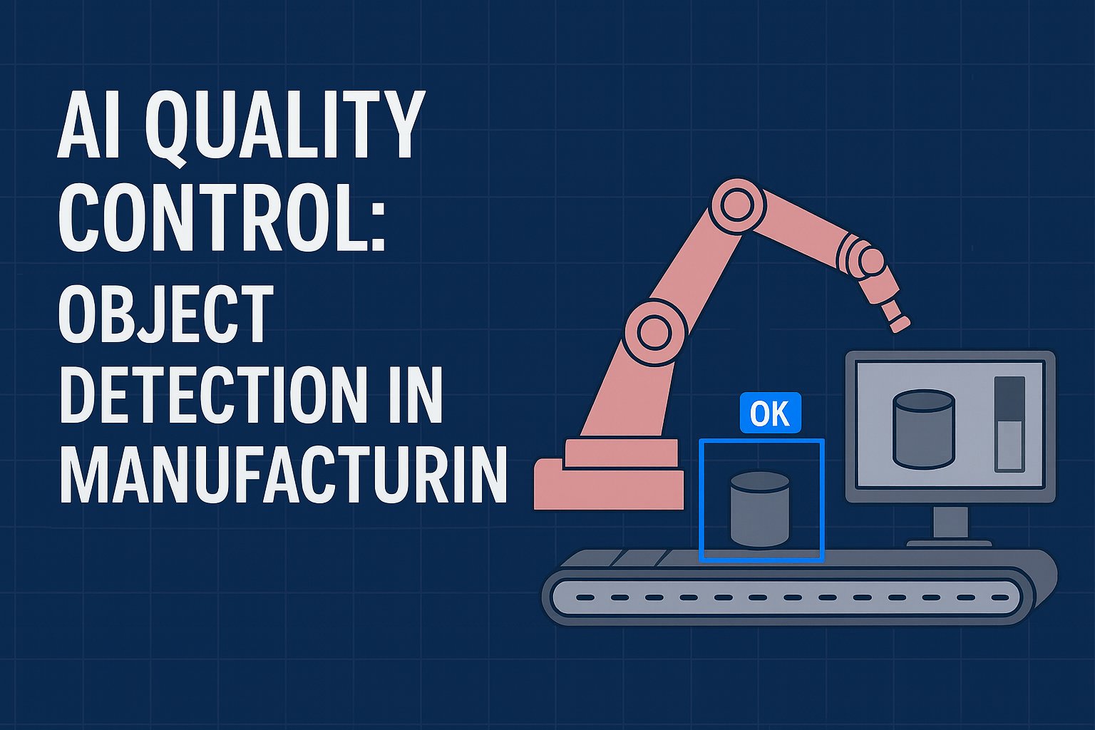 TECHASOFT_BNGLR's tweet card. Discover how AI-driven object detection is transforming manufacturing quality control, reducing defects, improving OEE, and boosting production efficiency.