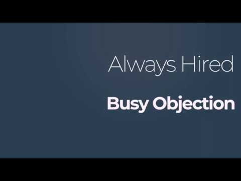 BuildTheMachine's tweet card. Cold Call Objection Handling: Rebuttal to 'I'm Busy'