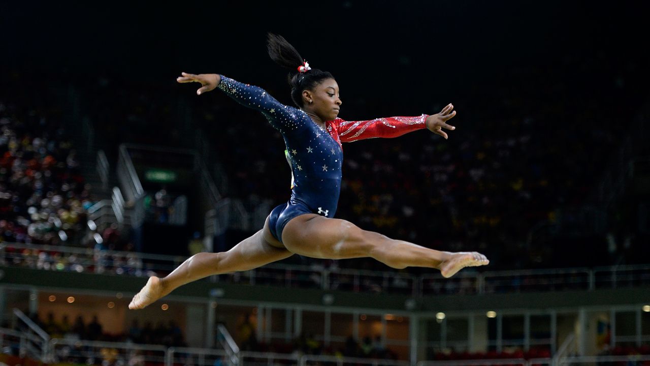 NewYorker's tweet card. The sport is hindered by an outdated image of gymnasts as teen-age pixies bouncing around the screen. This is a disservice to the athletes, the viewers, and reality.