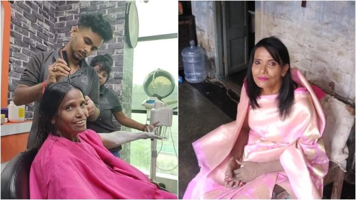 haripratapsingh's tweet card. Ranu Maria Mondal, who went viral after singing Ek Pyaar Ka Nagma at Ranaghat railway station in Bengal, has become an internet sensation. She recently got a makeover.