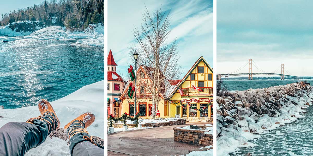 practicalwander's tweet card. Michigan in the winter is a blend of vibrant cities, charming towns, and pristine wintry wonderland. Here's where to visit this winter!