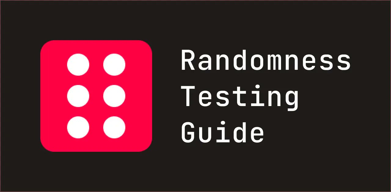 Daily_QA_'s tweet card. Test the randomness of random number generators.