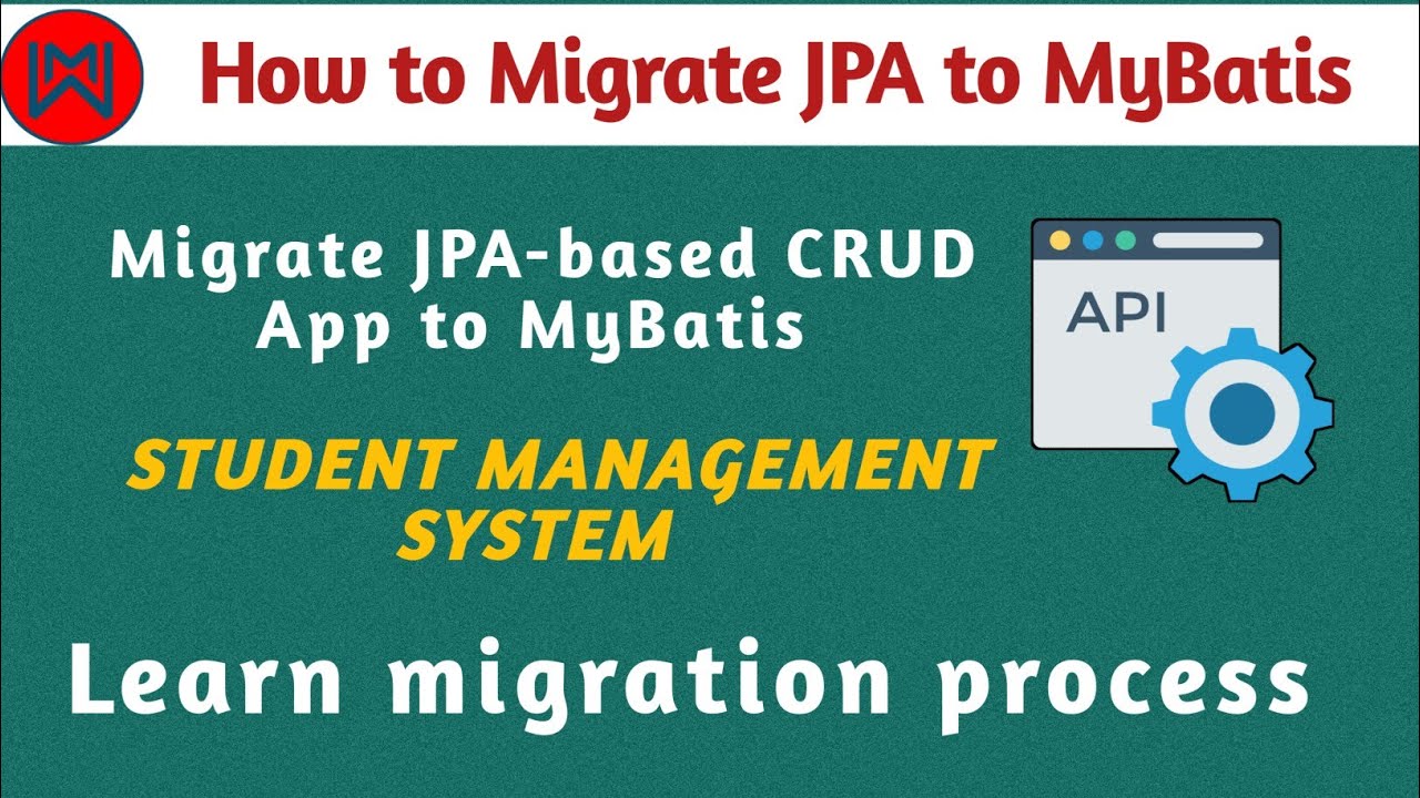 MyBatisJava's tweet card. Student Demo on Mybatis | How to Migrate JPA-based CRUD App (SMS)...