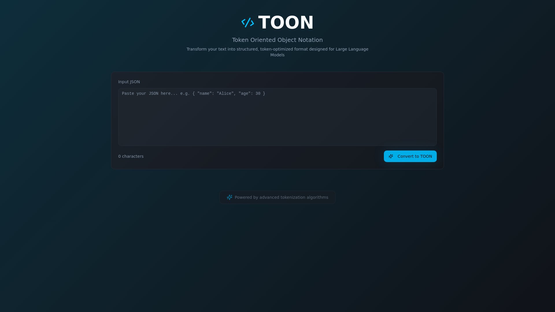 balajiraparti's tweet card. Transform text into structured, token-optimized TOON format for Large Language Models