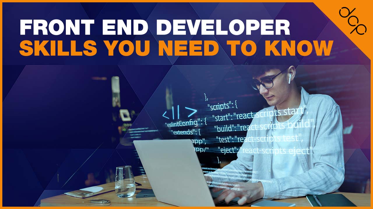 dcpwebdesigners's tweet card. In this article, we will review some of the key skills required for Front end web developer and the tech that is used.