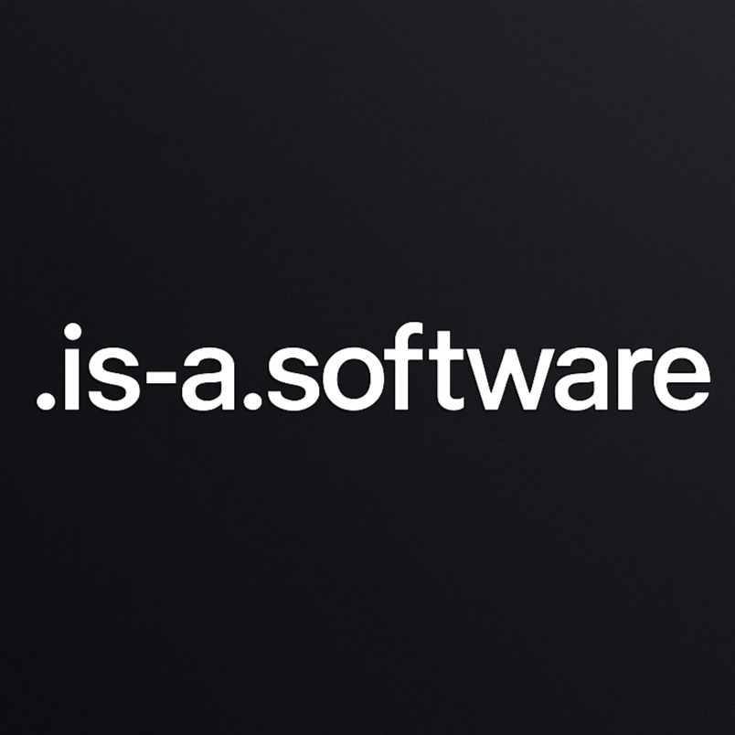 is_a_software's tweet card. Free .is-a.software subdomain for developers. Contribute to is-a-software/is-a-software development by creating an account on GitHub.