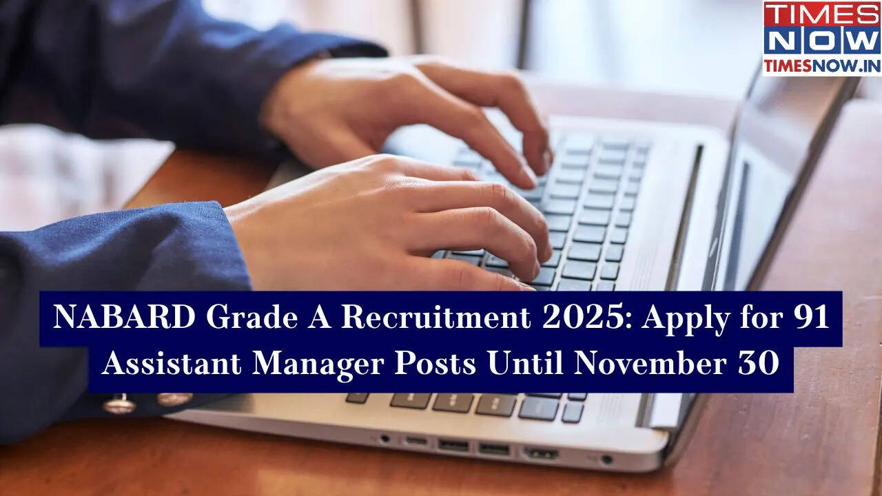 TimesNowCareers's tweet card. NABARD has commenced the application process for the post of Assistant Manager in Grade ‘A’. Read the full article for eligibility, fee, important dates and more., Education, Times Now