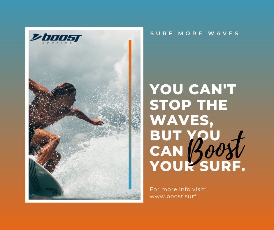 BoostSurf's tweet card. “Dude, surfing sucks!”