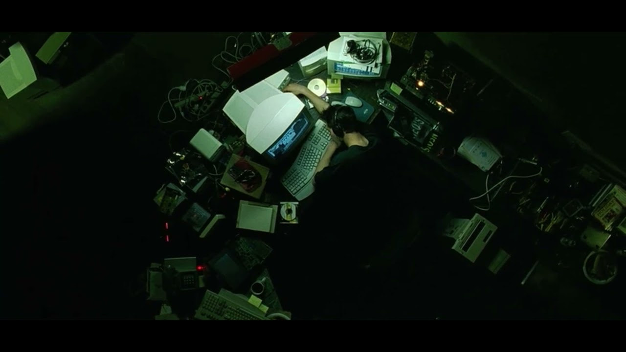 ScrapingRocks's tweet card. Aesthetics of Neo room. The Matrix. Massive attack- Dissolved girl.