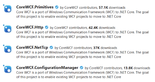 netCoreTutorial's tweet card. CoreWCF 1.0 has been released, the first major release of the project, and provides WCF functionality for .NET Core, .NET Framework and .NET 5+.