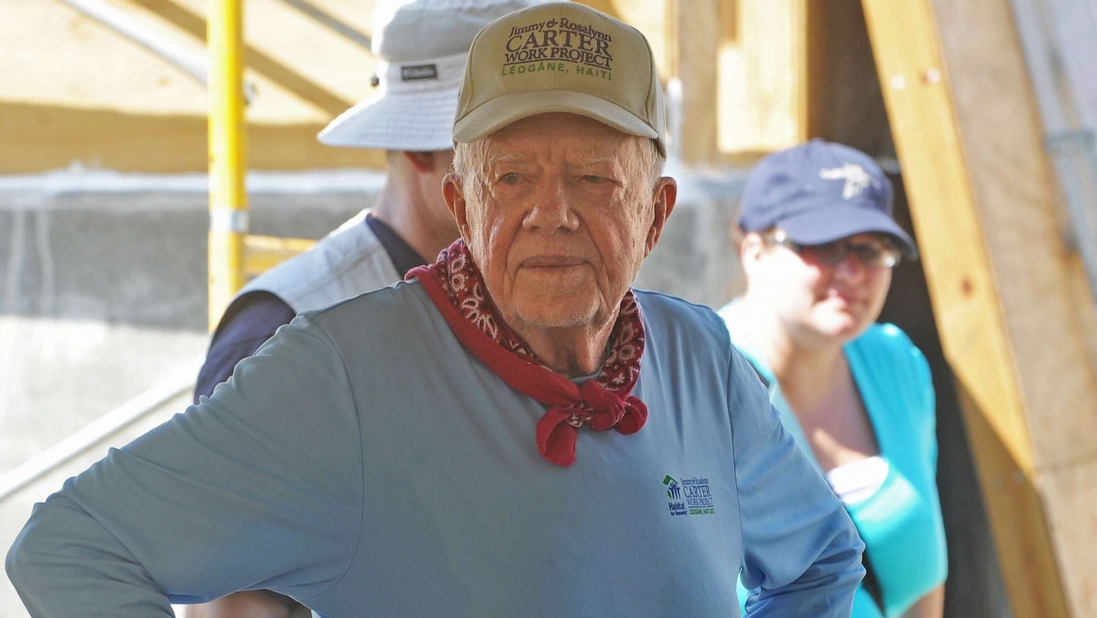 ABC's tweet card. Jimmy Carter's legacy lives on through Habitat for Humanity, says those who volunteered with him.