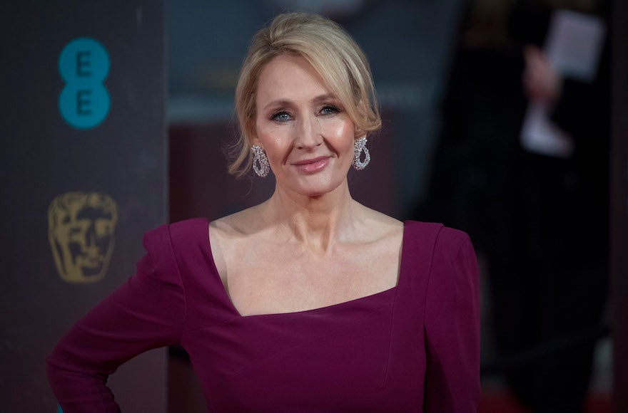 AmUnionJS's tweet card. The "Harry Potter" author defended Jews and attempted to define anti-Semitism in a series of tweets.