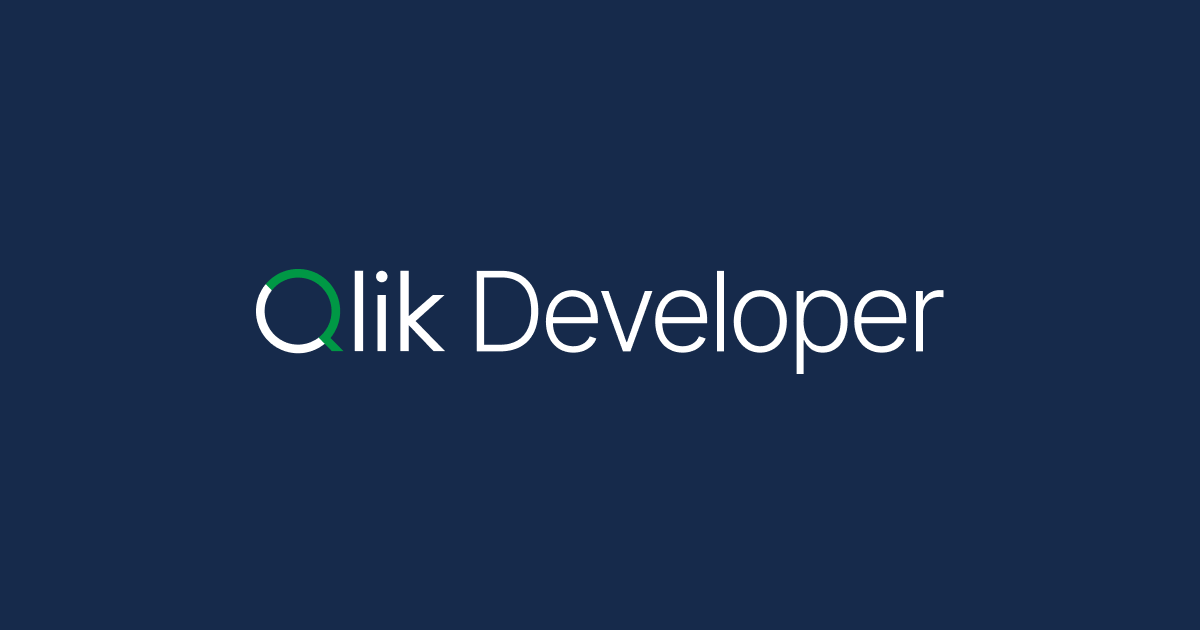 qlikdeveloper's tweet card. qlik-embed adds Qlik Answers support with ai/assistant