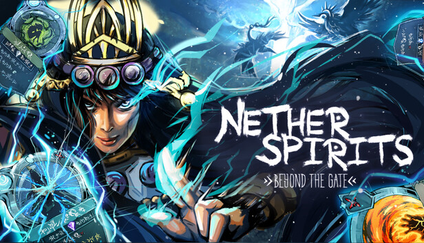 NetherSpirits's tweet card. Roguelike deckbuilder meets dark fantasy: Choose one of seven unique classes, explore the vast nether, and fight for salvation - solo, in co-op, or PvP!