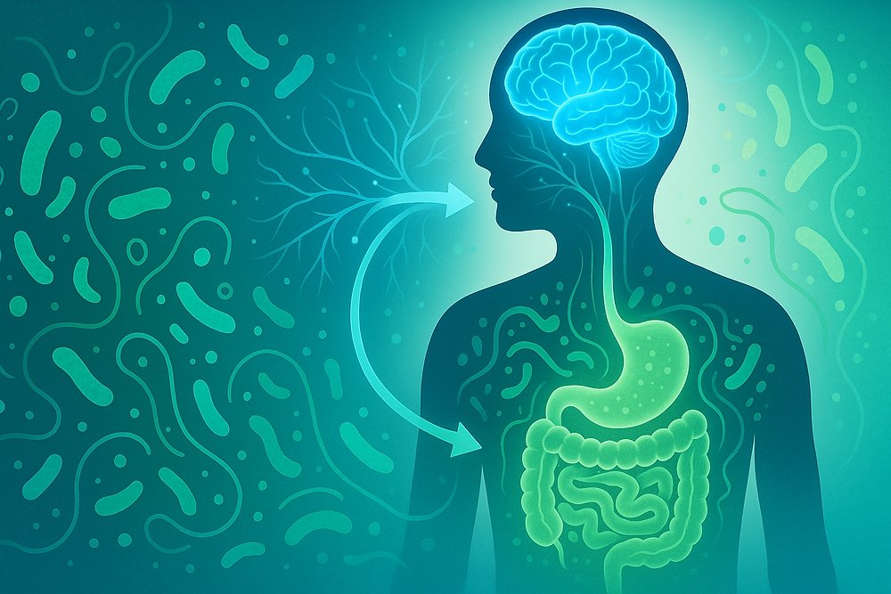 austinperlmd's tweet card. You’ve heard your gut changes your brain. Here are the key pathways!