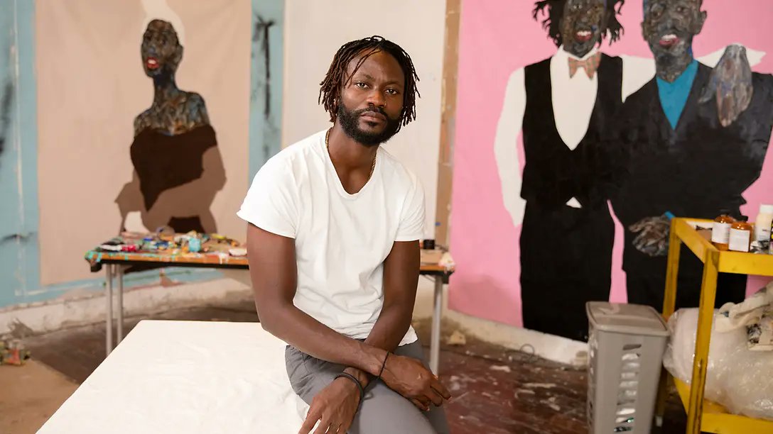 Frederikbalfour's tweet card. More Hong Kong auctions are bringing "African Art" to an international audience.