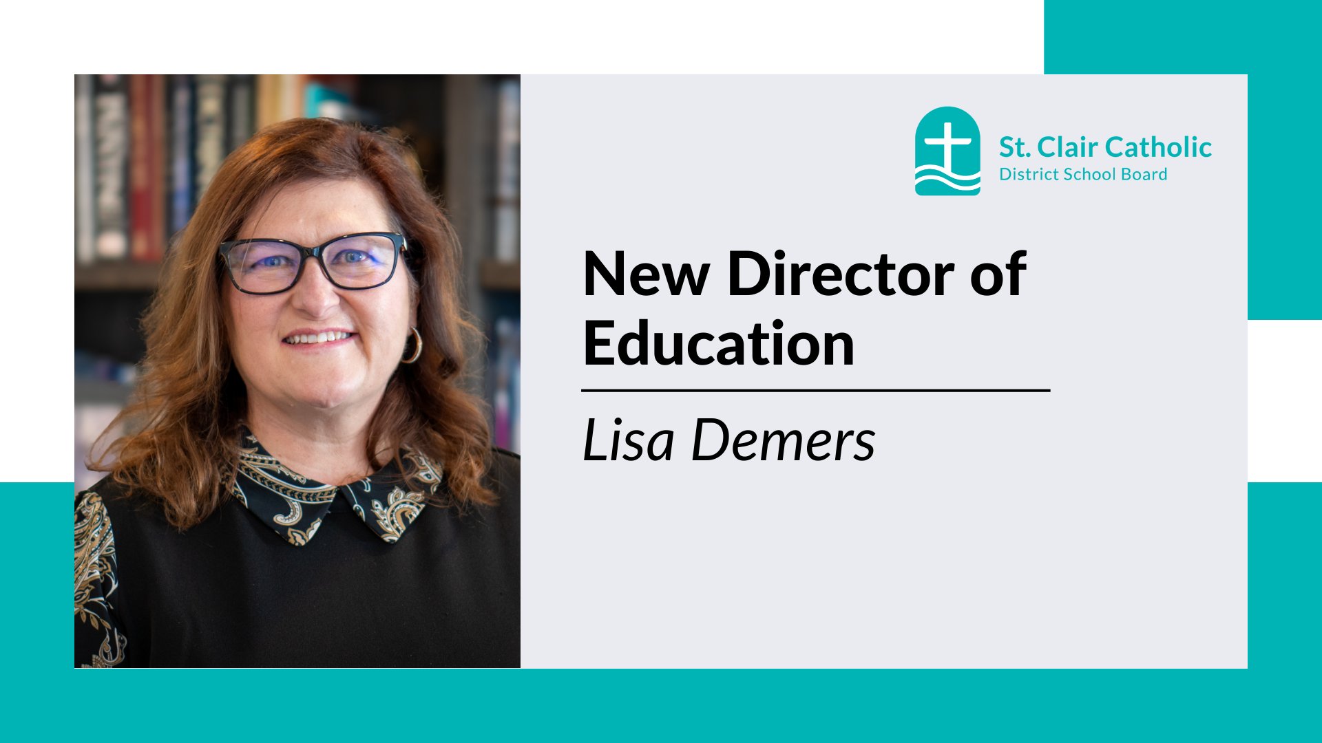 leadlearner21c's tweet card.  The St. Clair Catholic District School Board is pleased to announce that Lisa Demers has been appointed as the new Director of Education, effective April 1, 2025.  “Lisa is a dedicated leader who...