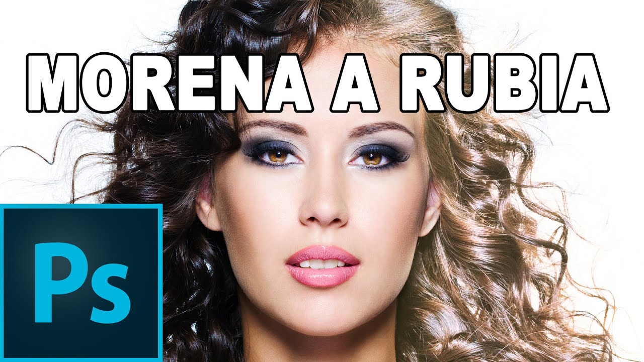 prismatutorial's tweet card. De morena a rubia con Photoshop - Tutorial Photoshop en Español