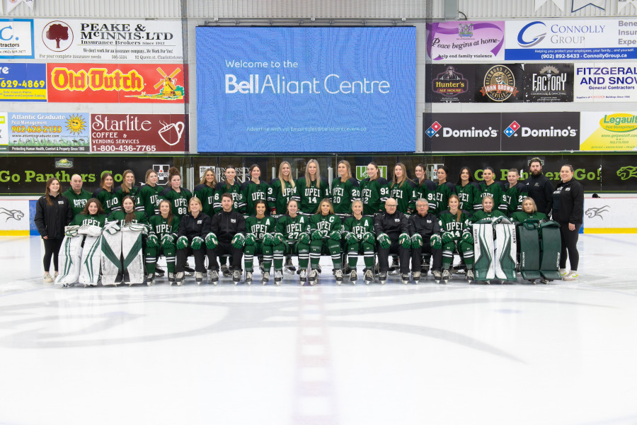 UPEI's tweet card. On March 14 at 3 pm, the campus community is invited to MacLauchlan Arena (Rink A) at the Bell Aliant Centre to watch faculty and staff take on the UPEI Women's Hockey Panthers in a fun fundraising...