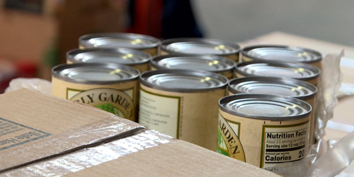 cabellschools's tweet card. The assembly line at Facing Hunger Food Bank is a well-oiled machine made up of an army of volunteers packing boxes of food for the holidays.
