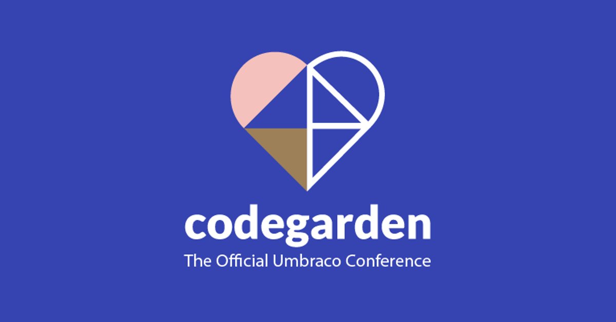 codegarden's tweet card. Are you up for a Codegarden challenge? Recreate the Codegarden logo in your own imaginative way, and win an Umbraco hoodie!