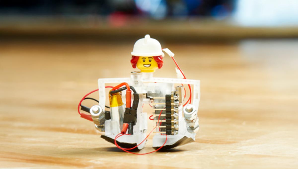 _Georgeobeid's tweet card. Standing under 1.5 inches tall, the newest bipedal robot from Carnegie Mellon University’s College of Engineering can move through tighter spaces than any other two-legged robot in the world. At...