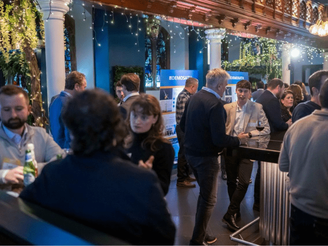 saitecoffshore's tweet card. To mark the 2 years in operation of DemoSATH as the first floating wind turbine grid-connected in Spain, we gathered with our partners and collaborators in Aberdeen, coinciding with the Floating Wind...