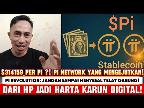 Pi_Network_INA's tweet card. PI NETWORK SEHARGA $314,159?! WAKTUNYA JADI PIONIR DIGITAL!