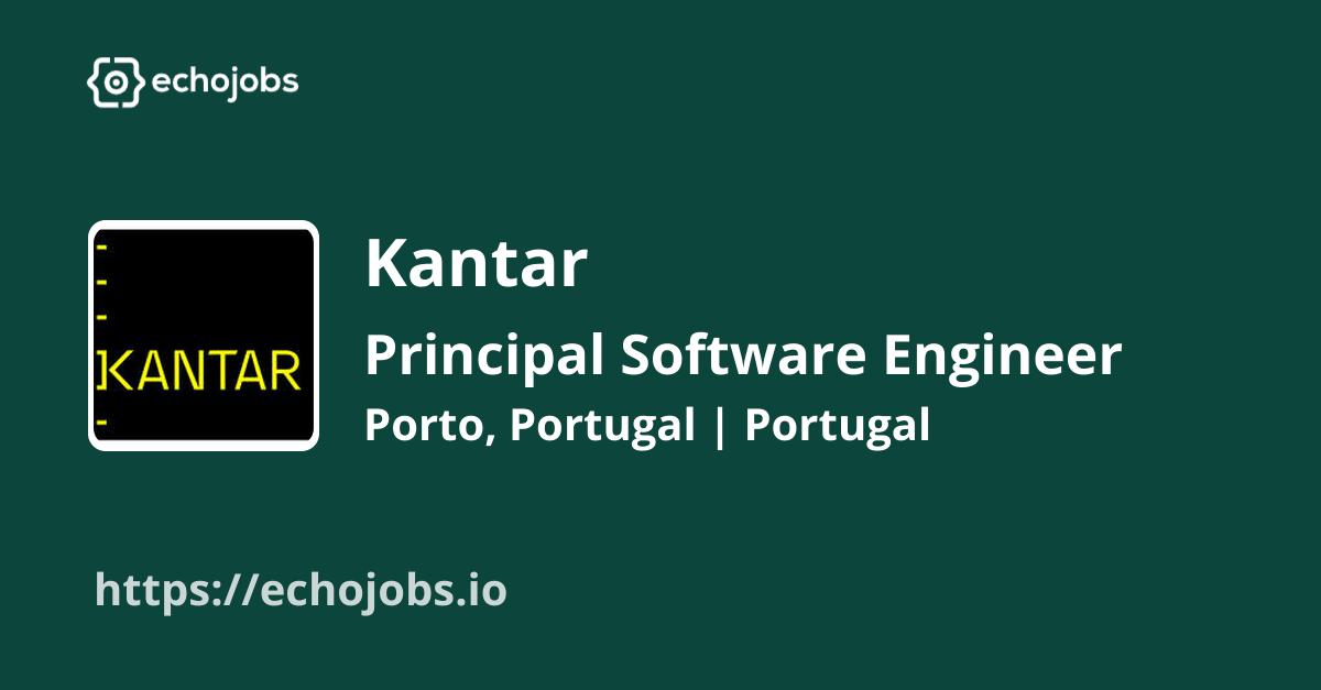 echojobs__io's tweet card. Kantar is hiring Principal Software Engineer. Skills wanted: SQL, JavaScript, JQuery, R, .NET, C#, ASP.NET. Work locations: Porto, Portugal, Portugal.