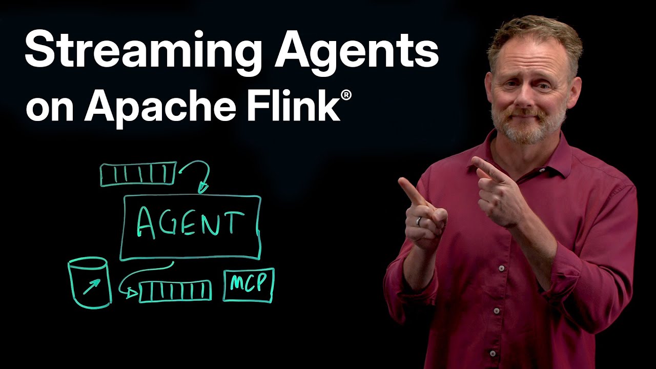 Igfasouza's tweet card. What are Streaming Agents on Apache Flink?