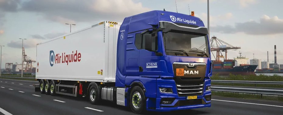 fuelcellsworks's tweet card. Air Liquide announces the roll-out of its first hydrogen-powered heavy-duty trucks for its activities in the Netherlands, reinforcing its commitment to decarbonizing transportation.