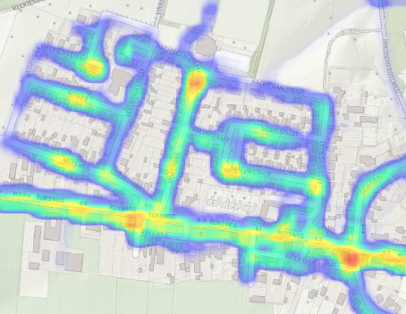 KlicConverter's tweet card. Vind eenvoudig de locaties waar veel kabels en leidingen ondergronds bij elkaar liggen