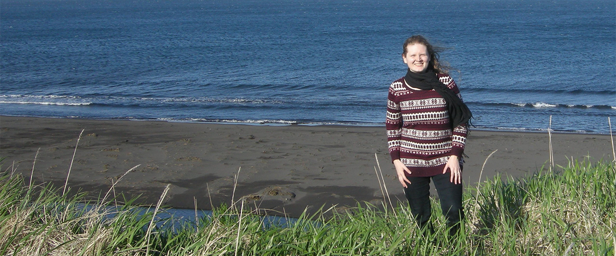 ConLangs's tweet card. Erin McGarvey from London, Ontario joins the WAYK team in Atka, Alaska for our 2016 summer intensive working with Niigugim Tunuu.