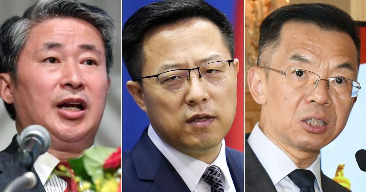 Sankei_news's tweet card. 台湾有事に関する高市早苗首相の国会答弁に対し「その汚い首は躊躇なく斬ってやるしかない」とX（旧ツイッター）に投稿し、国外追放の是非が議論される中国の薛剣・駐大…